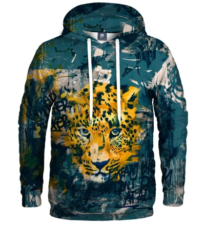 Damska bluza z kapturem Leopard