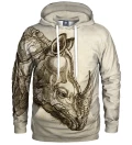 Durer Series - Rhinoceros womens hoodie