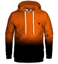 Orange ANTI SOCIAL womens hoodie