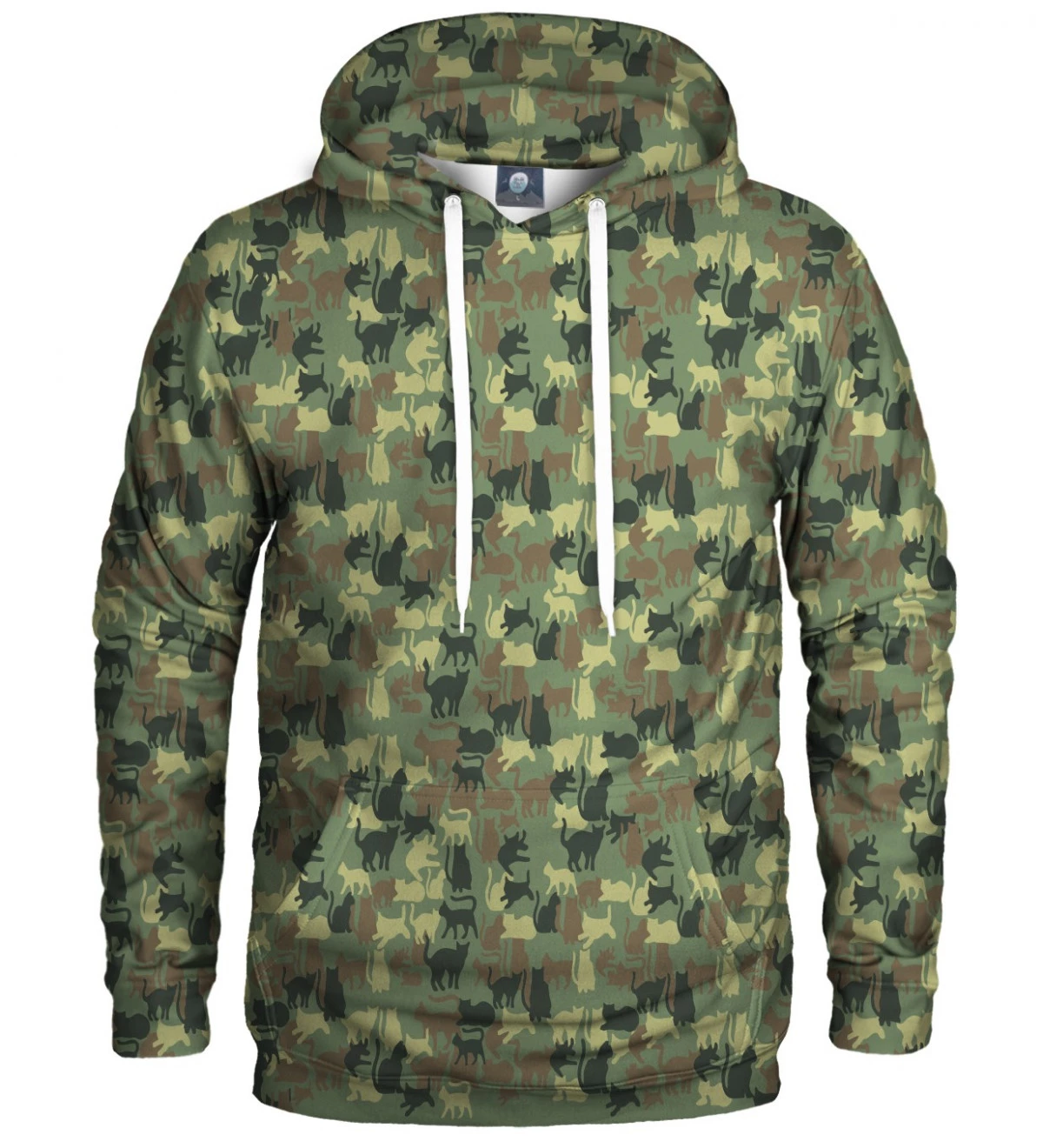 Cat fashion camo hoodie