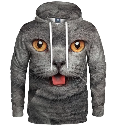 British cat womens hoodie