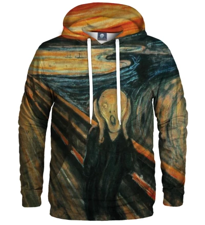 Damska bluza z kapturem The Scream