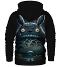 Dark Totoro womens hoodie