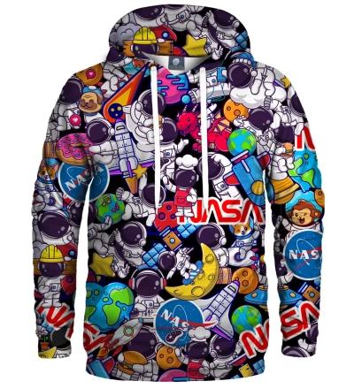 Out in Space womens hoodie