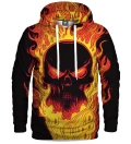 Flames womens hoodie