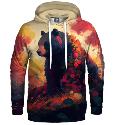 Autumn Bear womens hoodie