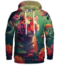 Damska bluza z kapturem Colorful Tiger