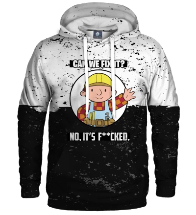 Can't Fix BW womens hoodie