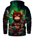 Chilling Monkey womens hoodie