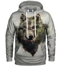 Damska bluza z kapturem Forest Wolf