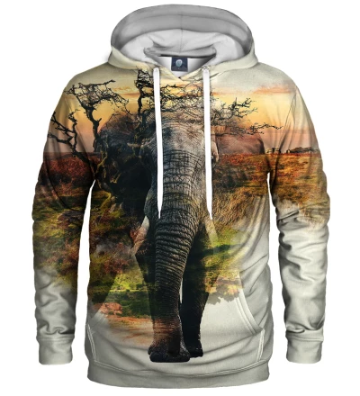 Elephants' King womens hoodie