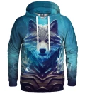 Damska bluza z kapturem Aqua Wolf