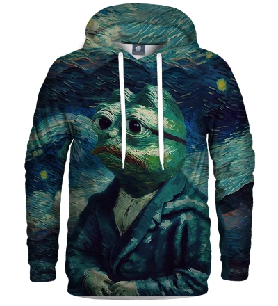 Vincent the Frog womens hoodie