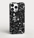 Doodle phone case, iPhone, Samsung, Huawei