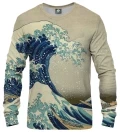 Great Wave womens Sweatshirt, by Katsushika Hokusai