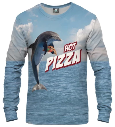 Hot pizza womens sweatshirt