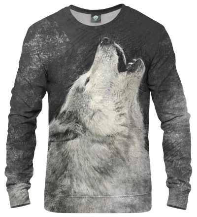 White wolf womens sweatshirt