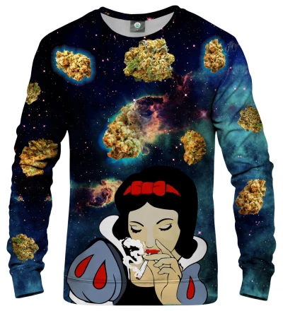 Space Weed womens sweatshirt