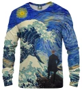 Starry Wanderer of Kanagawa womens sweatshirt