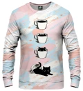 Black Catfee womens sweatshirt