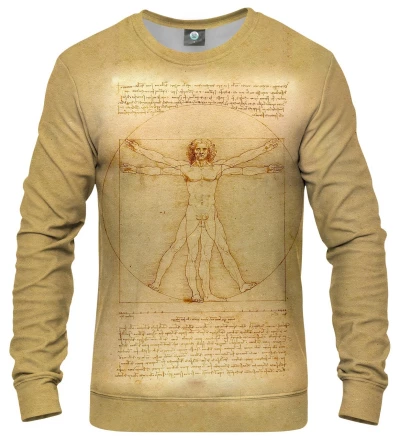 Vitruvian Man womens sweatshirt