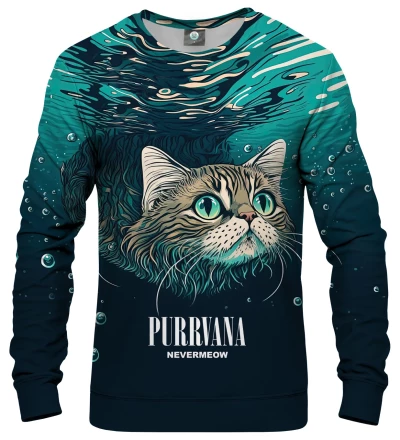 Purrvana womens sweatshirt