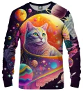 Cosmic Cat womens sweatshirt