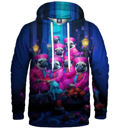 Pug Society womens hoodie