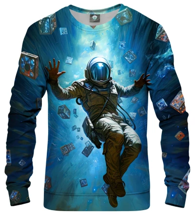 Space Distortion womens sweatshirt