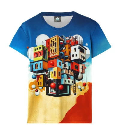 Damski t-shirt Cubism