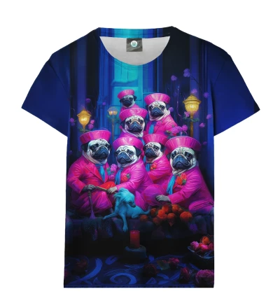 Damski t-shirt Pug Society