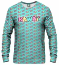 Kawaii Teal womens sweatshirt