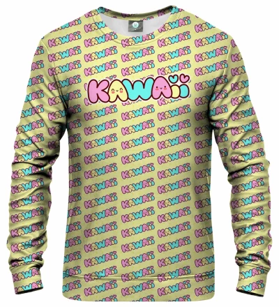Kawaii Yellow womens sweatshirt