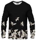 Black Cranes womens sweatshirt