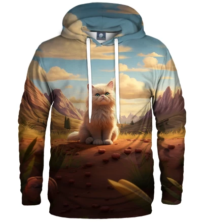 Damska bluza z kapturem Persian Cat