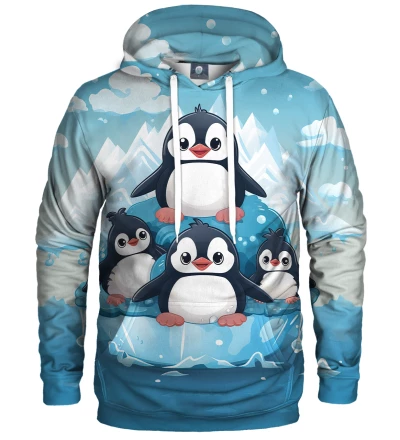 Damska bluza z kapturem Cute Penguins