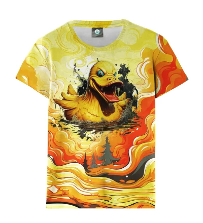 Demon Duck womens t-shirt