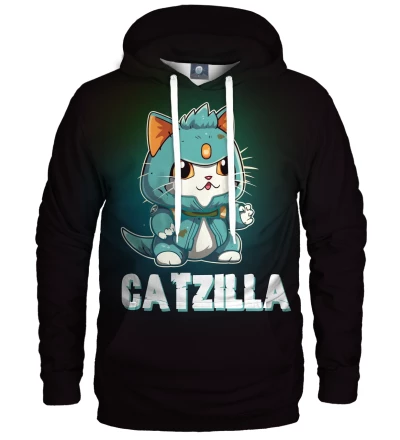 Damska bluza z kapturem Catzilla