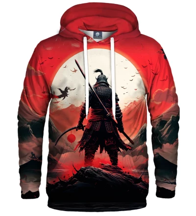Red Samurai womens hoodie