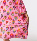 Koszulka nocna Pink Mexican Hearts