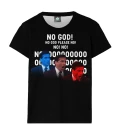 No God womens t-shirt
