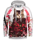 Cat Samurai womens hoodie