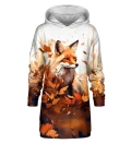 Autumn Fox Hoodie Oversize Dress