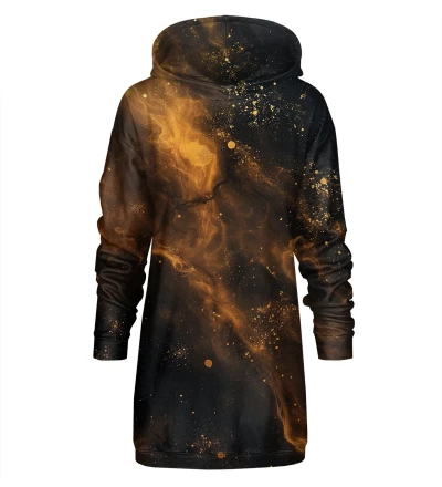 Sukienka oversize z kapturem Golden Nebula