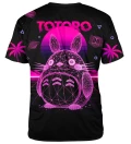 T-shirt Synthwave Totoro