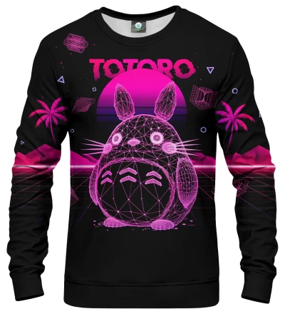 Synthwave Totoro Sweatshirt