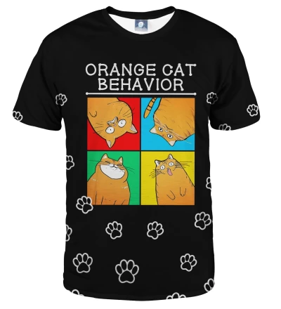 Orange Cat behavior T-shirt