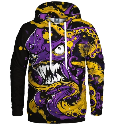 Purple Monster womens hoodie