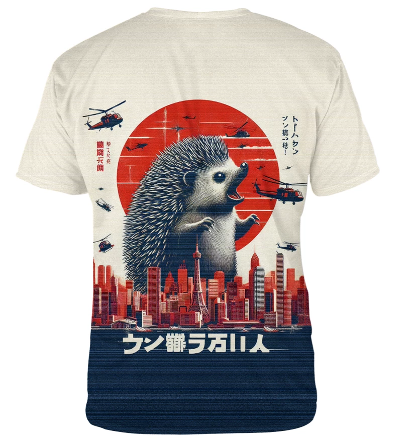 T-shirt Japanese Hedgehog