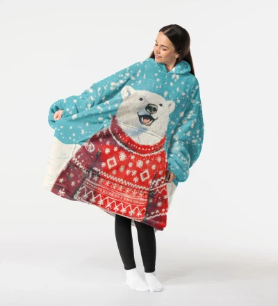 Winter Bear huggie blanket